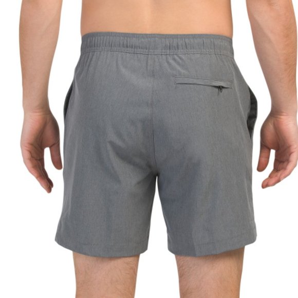 Onia Land to Water Stretch Chambray Swim Shorts Size M NWT - Picture 2 of 9